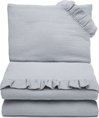 Picture of PULP BAMBOO Pociel Mulinowa 80x100 cm Siwa