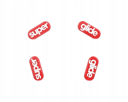 Изображение Pulsar Superglide Glass Skates Logitech G305 Raudona Pakaitiniai Pel feet