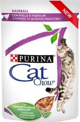 Attēls no Purina Purina Cat Chow Hairball Kurczak saszetka 85g