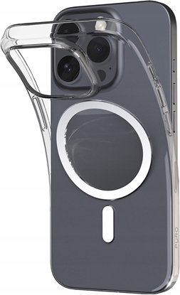 Picture of Puro Puro 03 Mag MagSafe Silicone Case for iPhone 16 Pro Max - Transparent