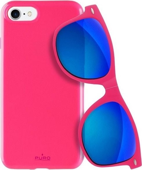 Picture of Puro Sunny Kit etui dla iPhone 7/8 + okulary (IPC747SUNNYKIT1PNK)