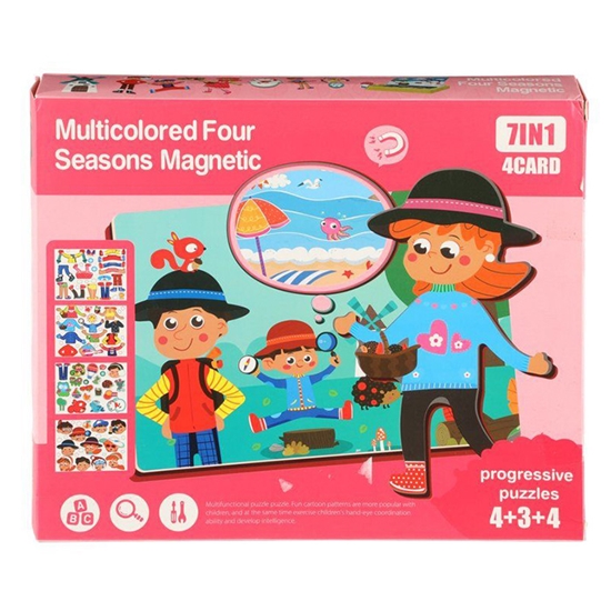 Изображение Puzle magnētiskā 4 Sezonas 7in1