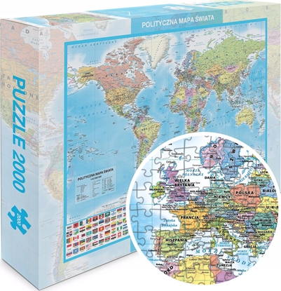 Attēls no Puzzle 2000 - ¦wiat polityczny mapa 1:42 000 000