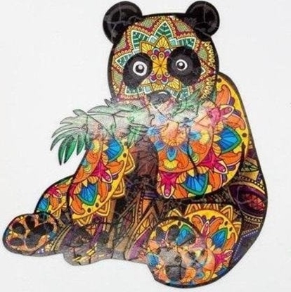 Attēls no PuzzleOK Puzzle drewniane eko 65 Kung Fu Panda A4