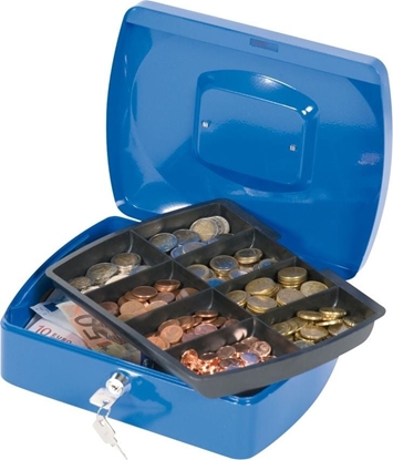 Picture of Q-Connect Kasetka na pienidze Q-CONNECT, dua, 255x85x200mm, niebieska