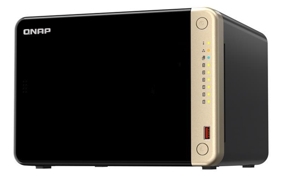 Изображение QNAP TS-664 NAS Tower Ethernet LAN Black N5095