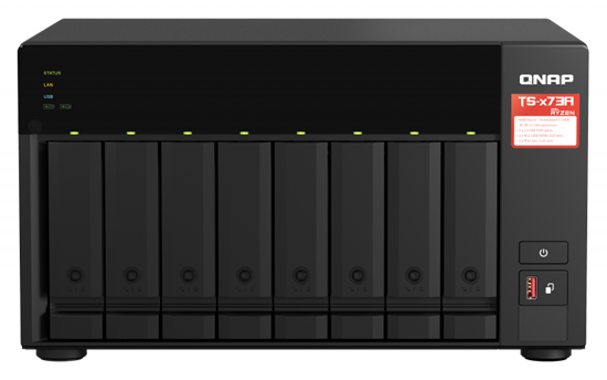 Изображение QNAP TS-873A NAS Tower Ethernet LAN Black V1500B