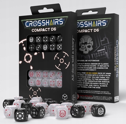 Picture of Q-Workshop Ko¶ci Kompaktowe D6: Celownik - Czarne i per³owe