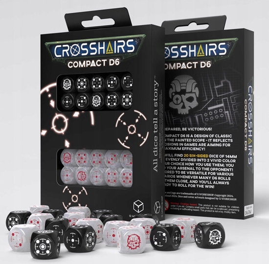 Picture of Q-Workshop Ko¶ci Kompaktowe D6: Celownik - Czarne i per³owe