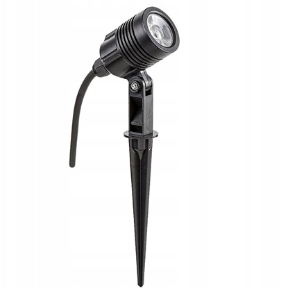 Picture of Rabalux Turda LED 7060 lampa stojca ogrodowa IP65 1x3W czarna transparentna