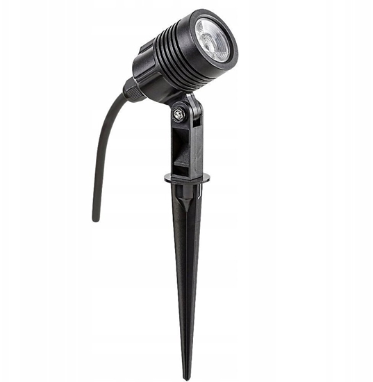 Picture of Rabalux Turda LED 7060 lampa stojca ogrodowa IP65 1x3W czarna transparentna