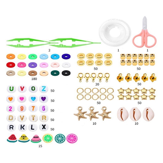 Picture of Radošais kompl. Pērlītes 18-krāsas 180gab.