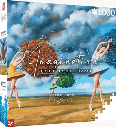 Attēls no Rafa Olbiski The Shape of Color Green Puzzle 1000