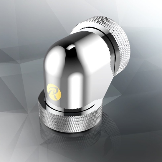 Изображение Raijintek RAIJINTEK Anschluss PELIAS D160906, 16mm, 90 Grad Adapter - 6er-Pack, silber