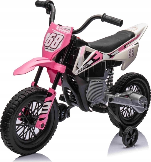 Picture of Ramiz Motor PANTONE 361C na akumulator dla dzieci Róowy