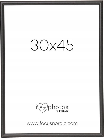 Picture of Ramka Focus Focus Can-Can Aluminium Black 30x45