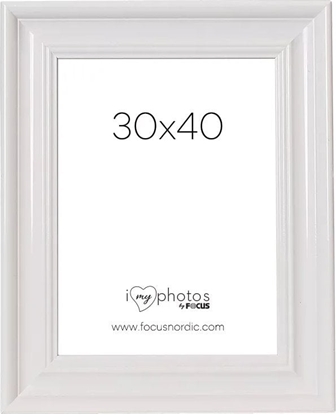 Attēls no Ramka Focus Focus Charleston White 30x40