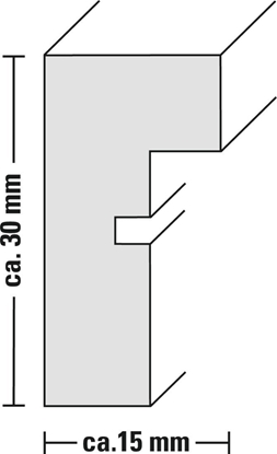 Picture of Ramka Hama Copenhagen 25x55 cm szara