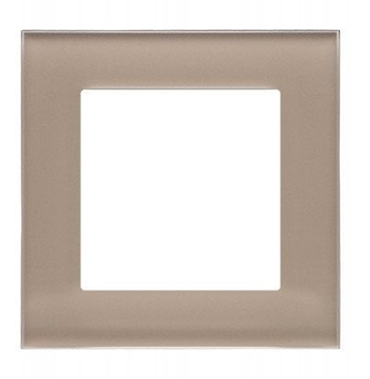 Picture of Ramka pojedyncza Kontakt-Simon 55 TRN1/172 Nature mroony beowy