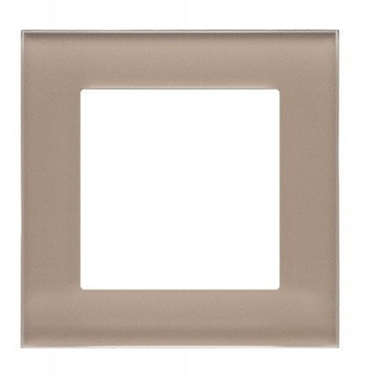 Изображение Ramka pojedyncza Kontakt-Simon 55 TRN1/172 Nature mroony beowy