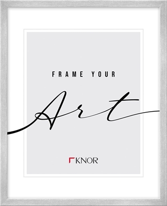 Attēls no Ramka Styler Frame KNOR Izabela 50x70 silver|plastic|15mm|plexi