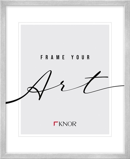Изображение Ramka Styler Frame KNOR Izabela 50x70 silver|plastic|15mm|plexi