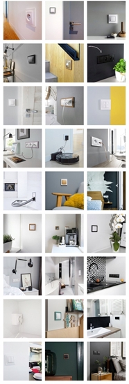 Изображение Ramka szeciokrotna Karlik Deco Art. 52-12-DRS-6 efekt szka spód czarny ramka transparentna