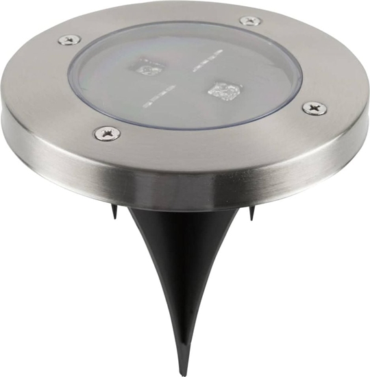 Picture of Ranex ground spot Torino solar led 13,2 x 12 cm stal nierdzewna srebrna