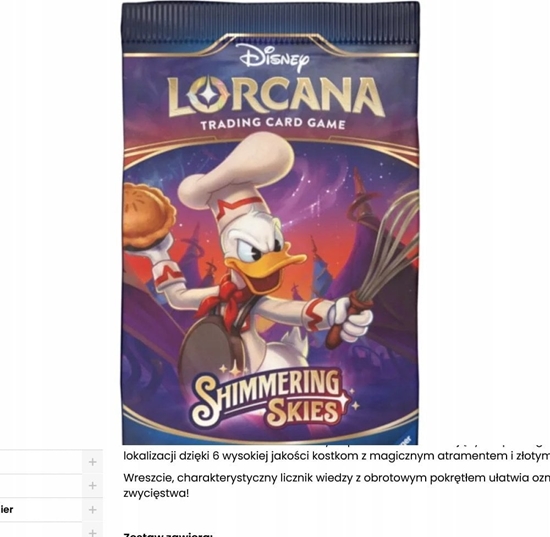 Picture of Ravensburger Disney Lorcana (Set05) booster (eurozaw.) 1 szt.