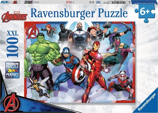 Изображение Ravensburger Puzzle 100 elementów - Avengersi