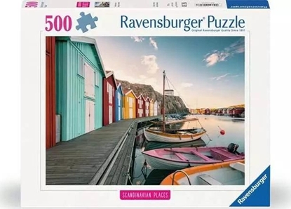Attēls no Ravensburger Puzzle Przysta dla odzi w Smgen 500 elementów