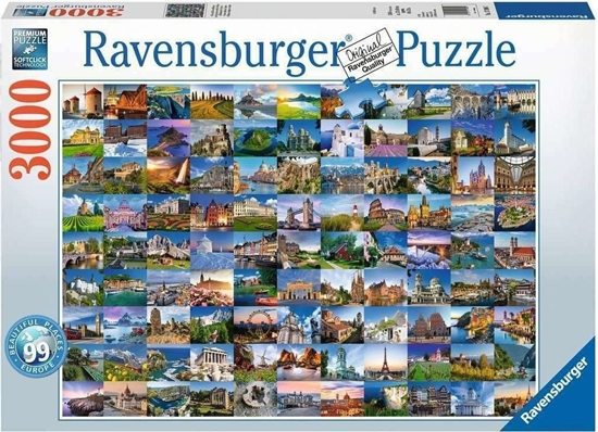 Picture of Ravensburger Ravensburger Puzzle 3000el 99 widoków Europy uniwersalny