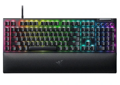 Attēls no Razer BlackWidow V4 Wired Gaming keyboard, RGB LED, USB QWERTY, US, Yellow Switch, Black