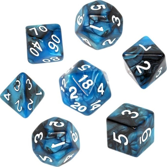 Изображение Rebel Komplet koci REBEL RPG - Dwukolorowe - Czarno-niebieskie