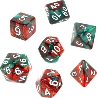 Изображение Rebel Komplet koci REBEL RPG - Dwukolorowe - Czerwono-zielone