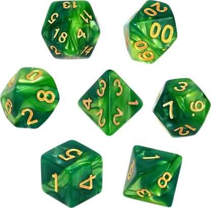 Изображение Rebel Komplet koci REBEL RPG - Dwukolorowe - Mitowo-zielone