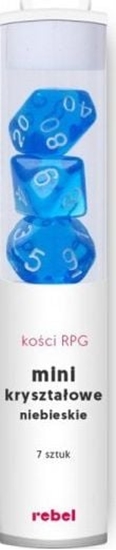 Picture of Rebel Komplet koci REBEL RPG - Mini Krysztaowe - Niebieskie