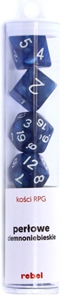 Picture of Rebel Komplet koci RPG Perowe - Ciemnoniebieskie