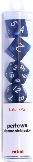 Picture of Rebel Komplet koci RPG Perowe - Ciemnoniebieskie