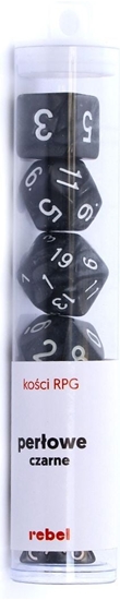 Picture of Rebel Komplet koci RPG Perowe - Czarne