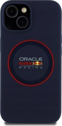 Изображение Red Bull RBHMP14S24SIILVR iPhone 14 6.1" Hard Case Navy Silicone Red Ring MagSafe