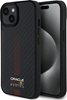 Picture of Red Bull RBHMP15S24CFGSMK iPhone 15 6.1" hardcase black/black Carbon Fiber Power Bar MagSafe