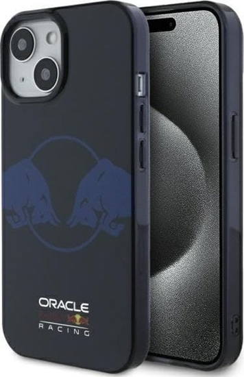 Изображение Red Bull RBHMP15S24HIDBV iPhone 15 6.1" hardcase navy blue/navy IML Two Bulls MagSafe