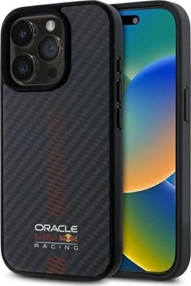 Изображение Red Bull RBHMP15X24CFGSMK iPhone 15 Pro Max 6.7" hardcase black/black Carbon Fiber Power Bar MagSafe