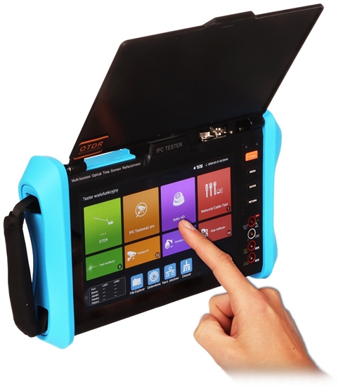 Picture of REFLEKTOMETR OPTYCZNY (OTDR) Z TESTEREM CCTV CS-R8-80H