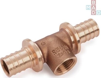 Picture of Rehau Trójnik, odgazienie z gwintem wewn. 25 - Rp1/2 - 25 RAUTITAN RX brz bezoowiowy