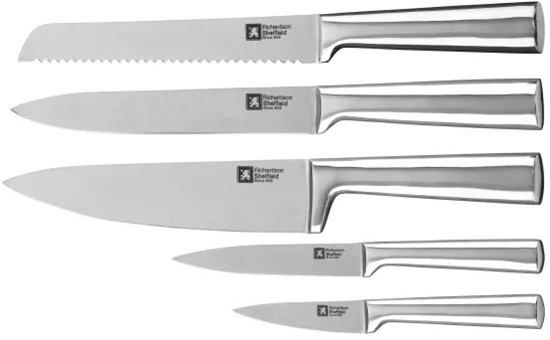 Picture of Richardson Sheffield Richardson Sheffield Visage - 5 stk Kniv magnetisk blok - bambus