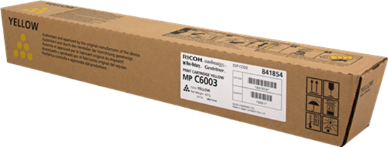 Picture of Ricoh 841854 toner cartridge 1 pc(s) Original Yellow