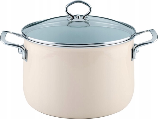 Изображение Riess RIESS - Garnek wysoki z pokryw 6,5l 24cm Avorio