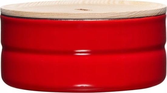 Picture of Riess RIESS - Pojemnik kuchenny niski  z drewnian pokryw 0,6l Fresh Tomato